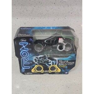 Tron Legacy Deluxe Light Cycle Sam Flynn 2010 Spin Master Disney Vehicle ~ NIB